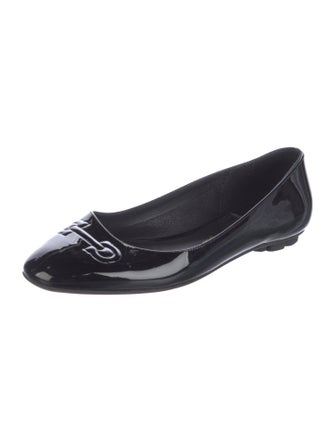 Salvatore Ferragamo Patent Leather Ballet Flats