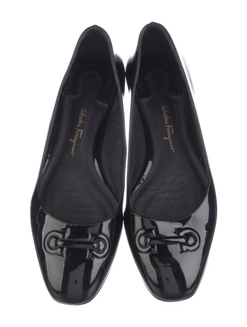 Salvatore Ferragamo Patent Leather Ballet Flats
