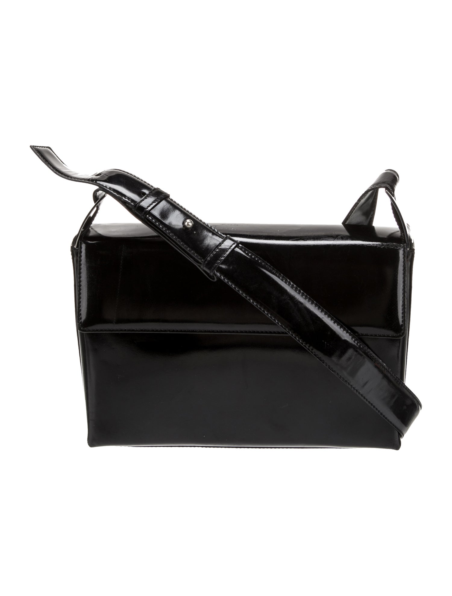 Salvatore Ferragamo Patent Leather Shoulder Bag