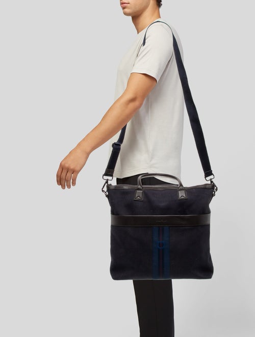 Salvatore Ferragamo Canvas Tote