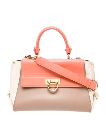 Salvatore Ferragamo Handle Bags Gancio Top Bag