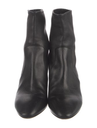 Salvatore Ferragamo Leather Sock Boots
