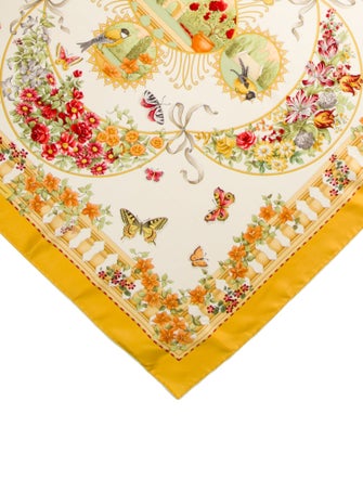 Salvatore Ferragamo Silk Printed Scarf