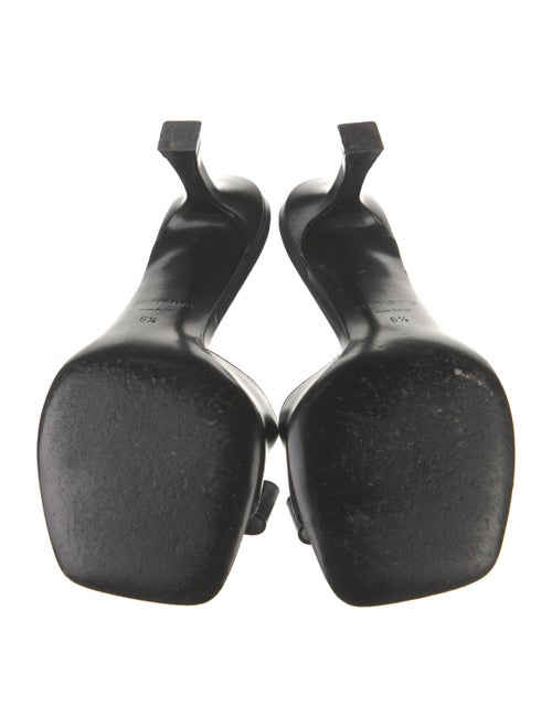 Salvatore Ferragamo Vara Bow Accent Leather Slides