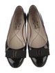 Salvatore Ferragamo Vara Bow Accent Patent Leather Ballet Flats