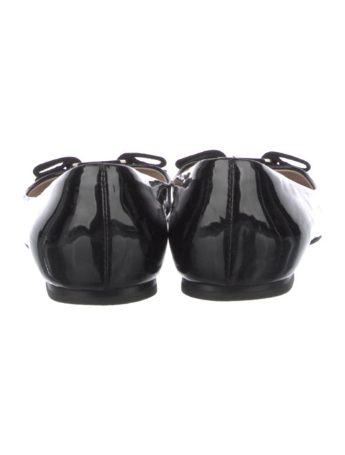 Salvatore Ferragamo Vara Bow Accent Patent Leather Ballet Flats