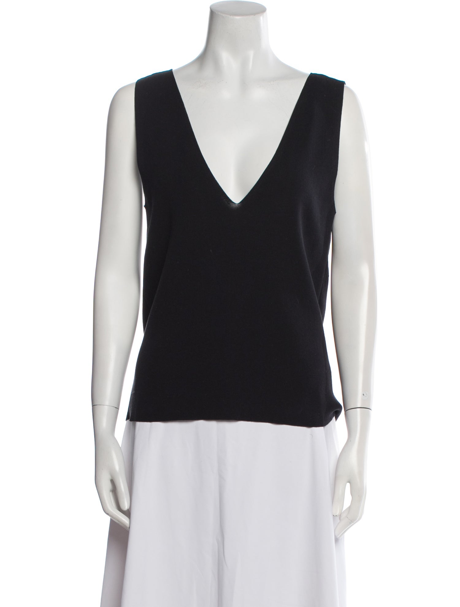 Salvatore Ferragamo V-Neck Sleeveless Top