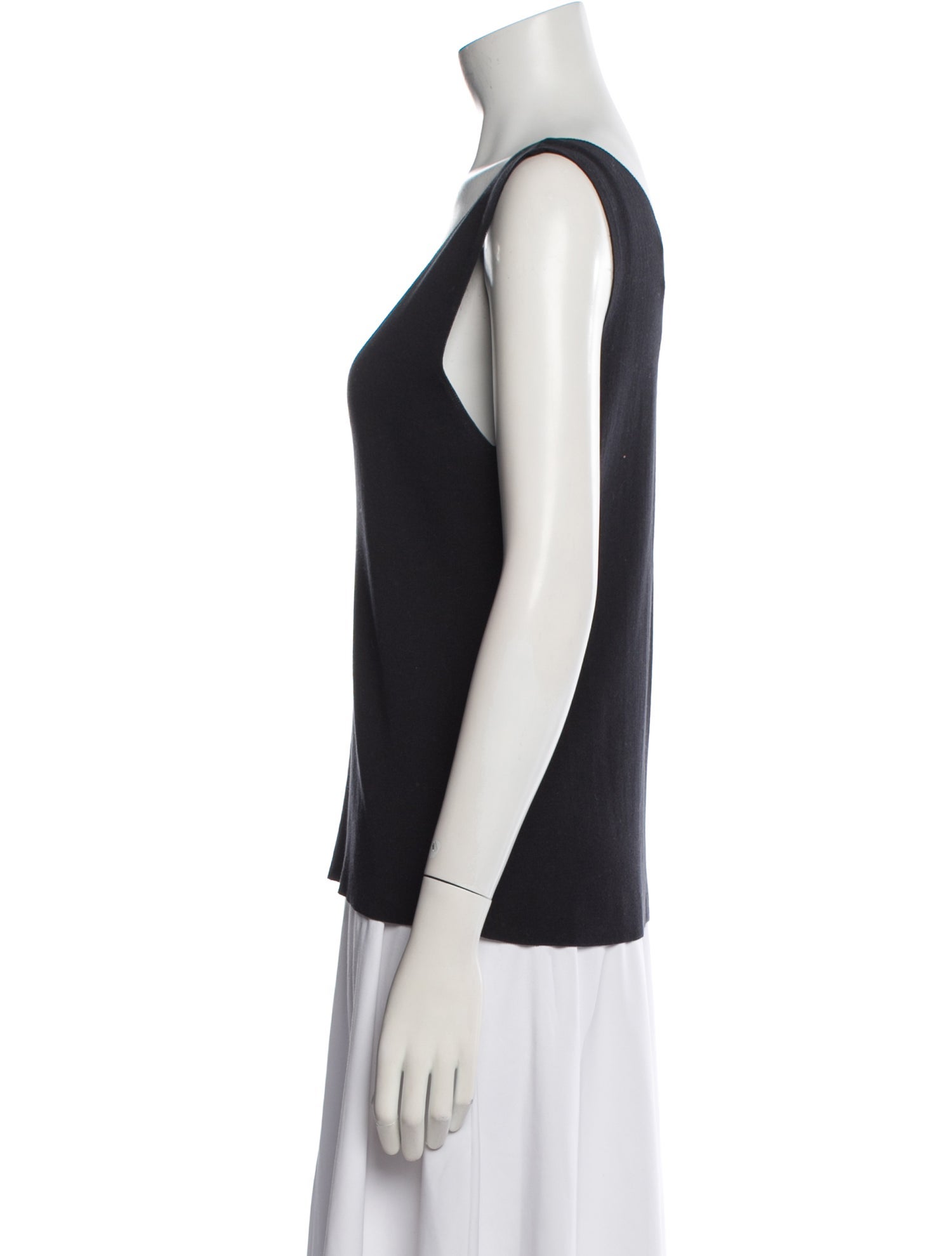 Salvatore Ferragamo V-Neck Sleeveless Top