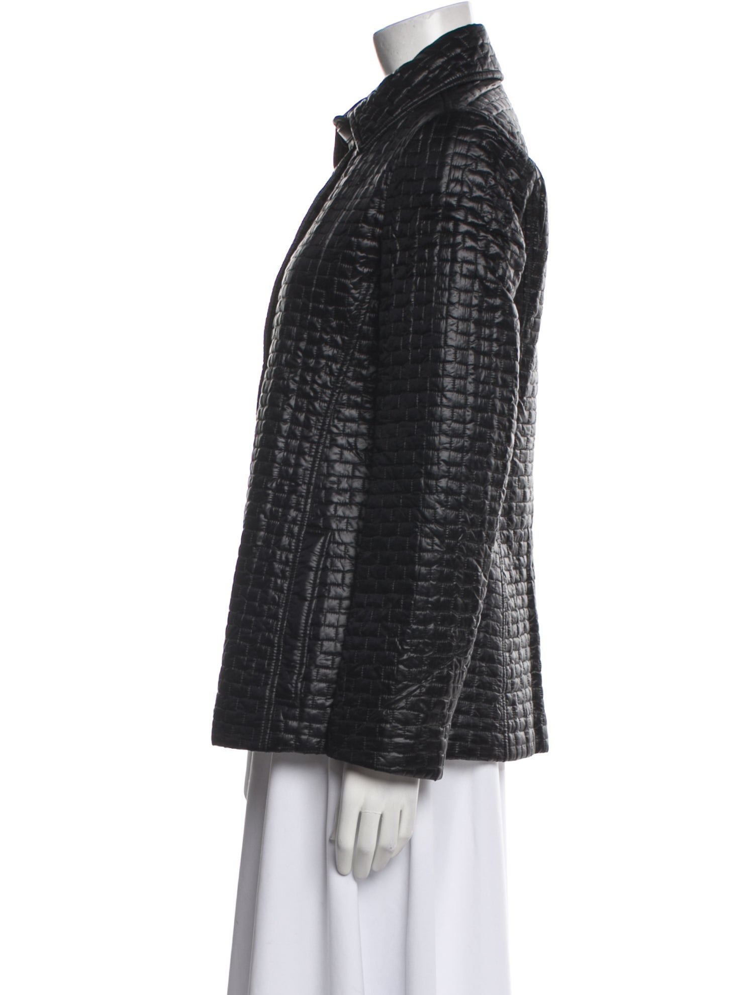 Salvatore Ferragamo Nylon Tweed Pattern Evening Jacket