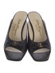 Salvatore Ferragamo Leather Slides