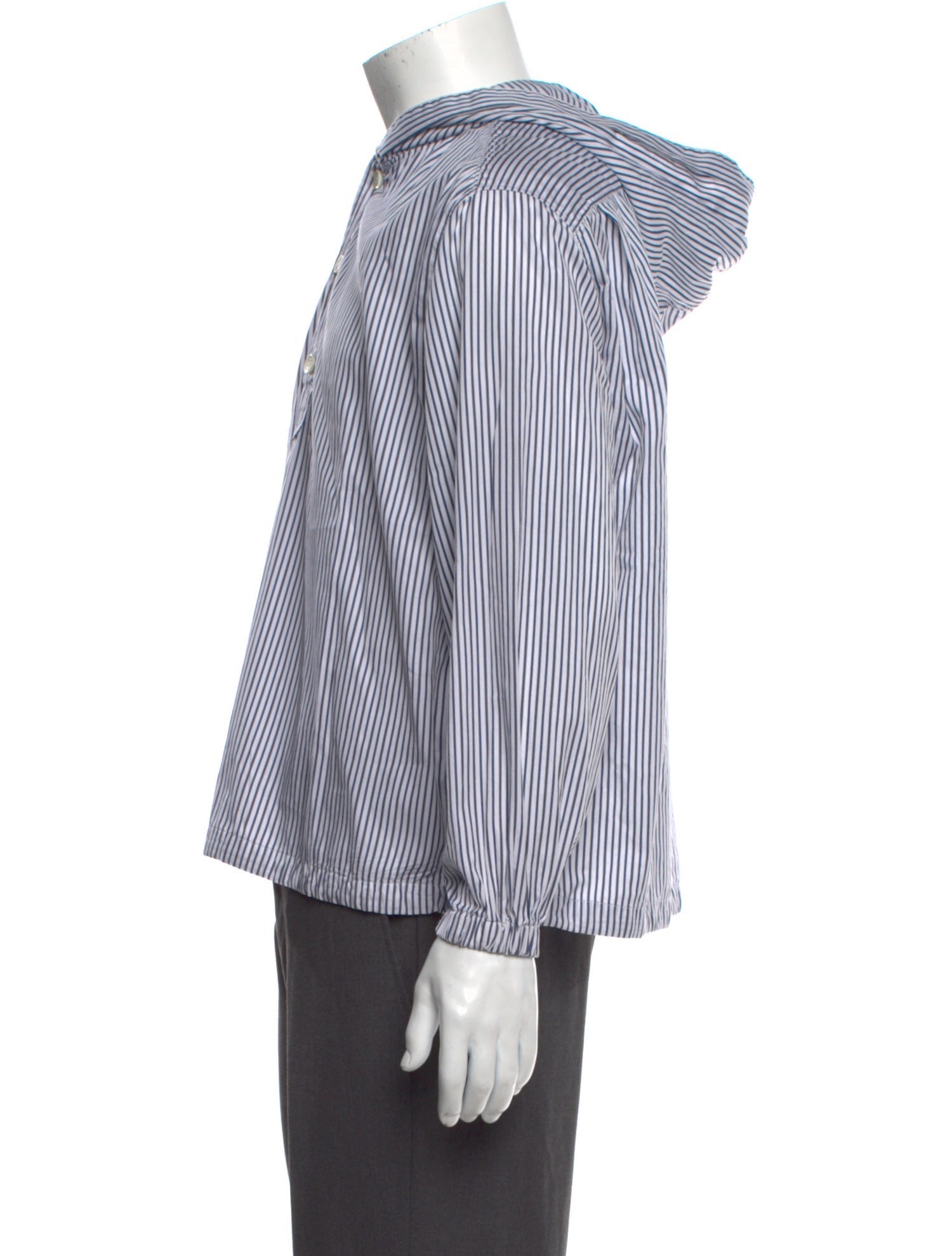 Salvatore Ferragamo Striped Long Sleeve Shirt