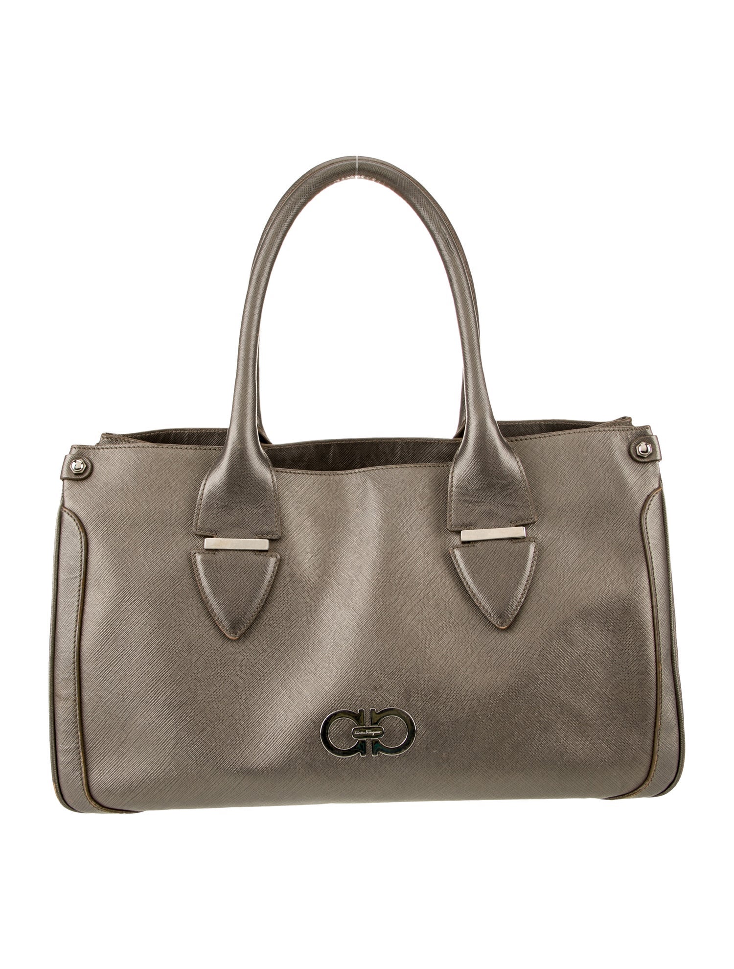 Salvatore Ferragamo Saffiano Leather Shoulder Bag