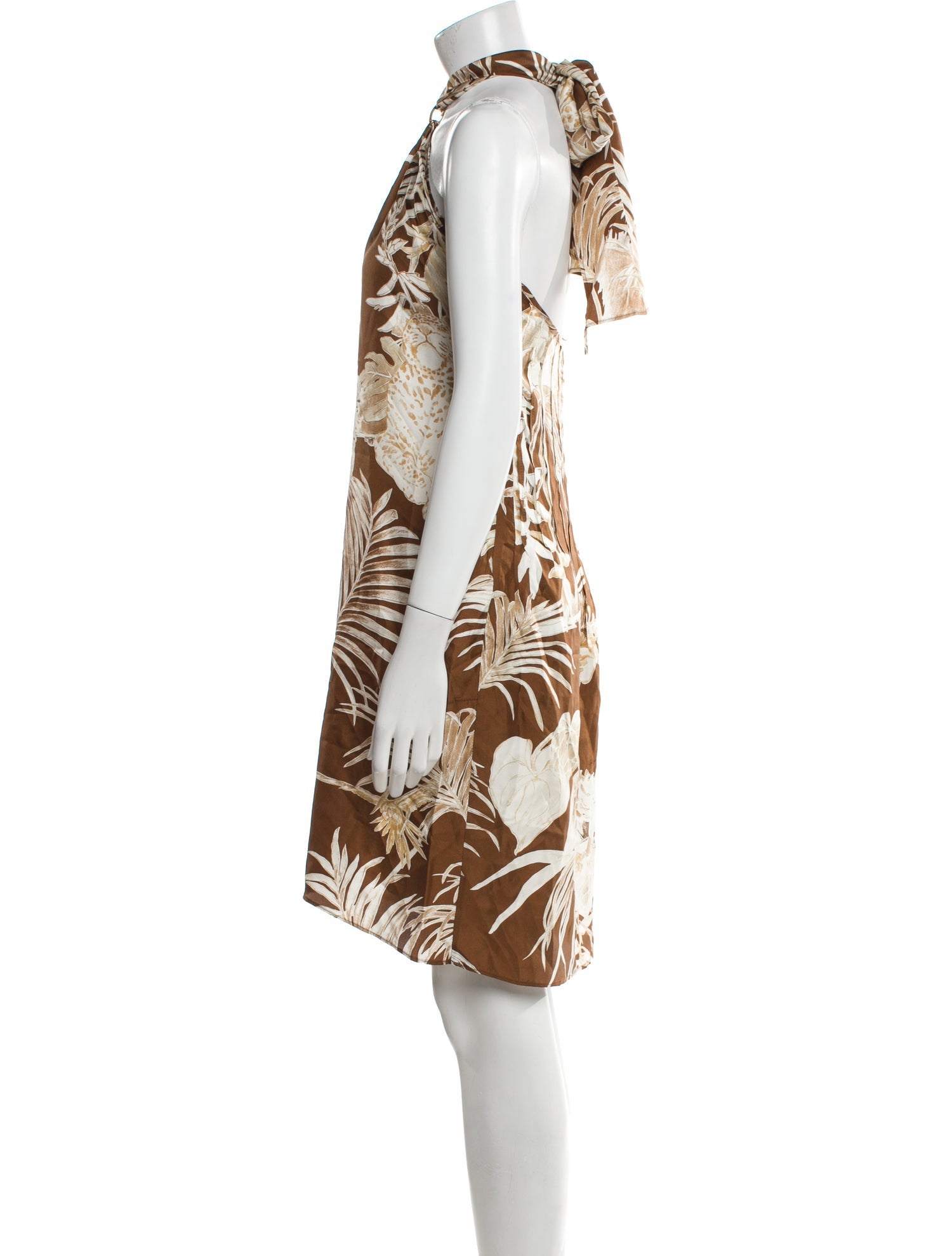 Salvatore Ferragamo Silk Knee-Length Dress