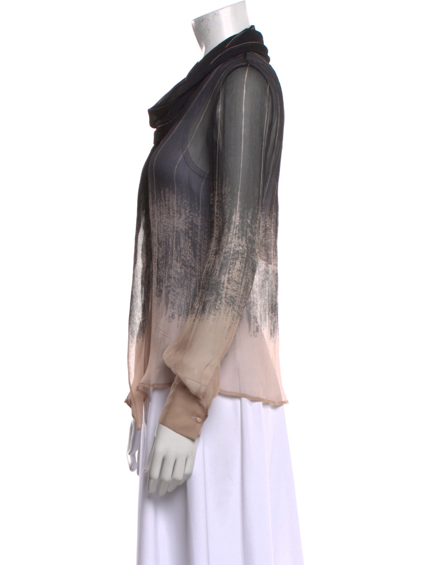 Salvatore Ferragamo Silk Printed Blouse