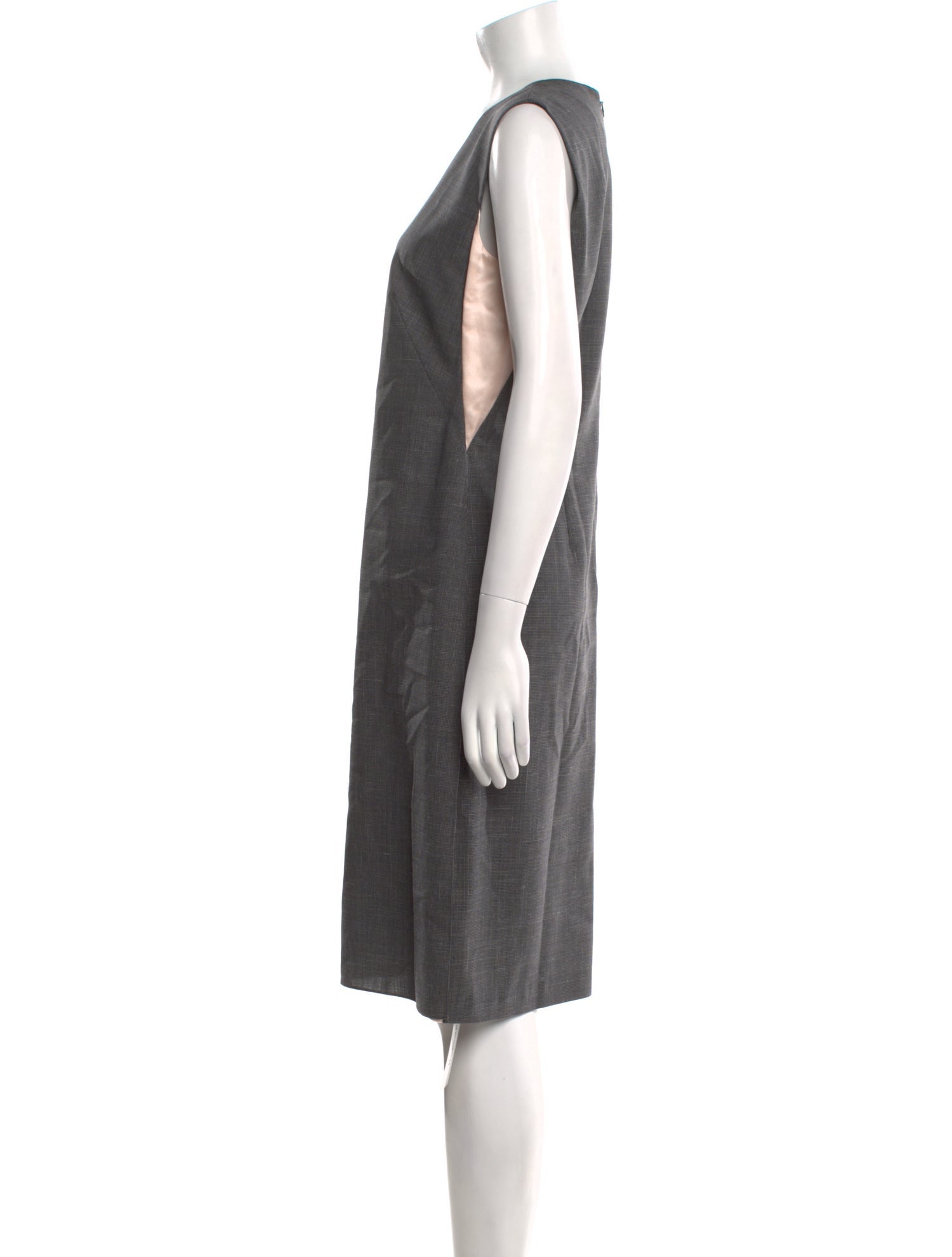 Salvatore Ferragamo Wool Knee-Length Dress