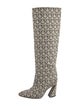 Salvatore Ferragamo Canvas Patterned Boots
