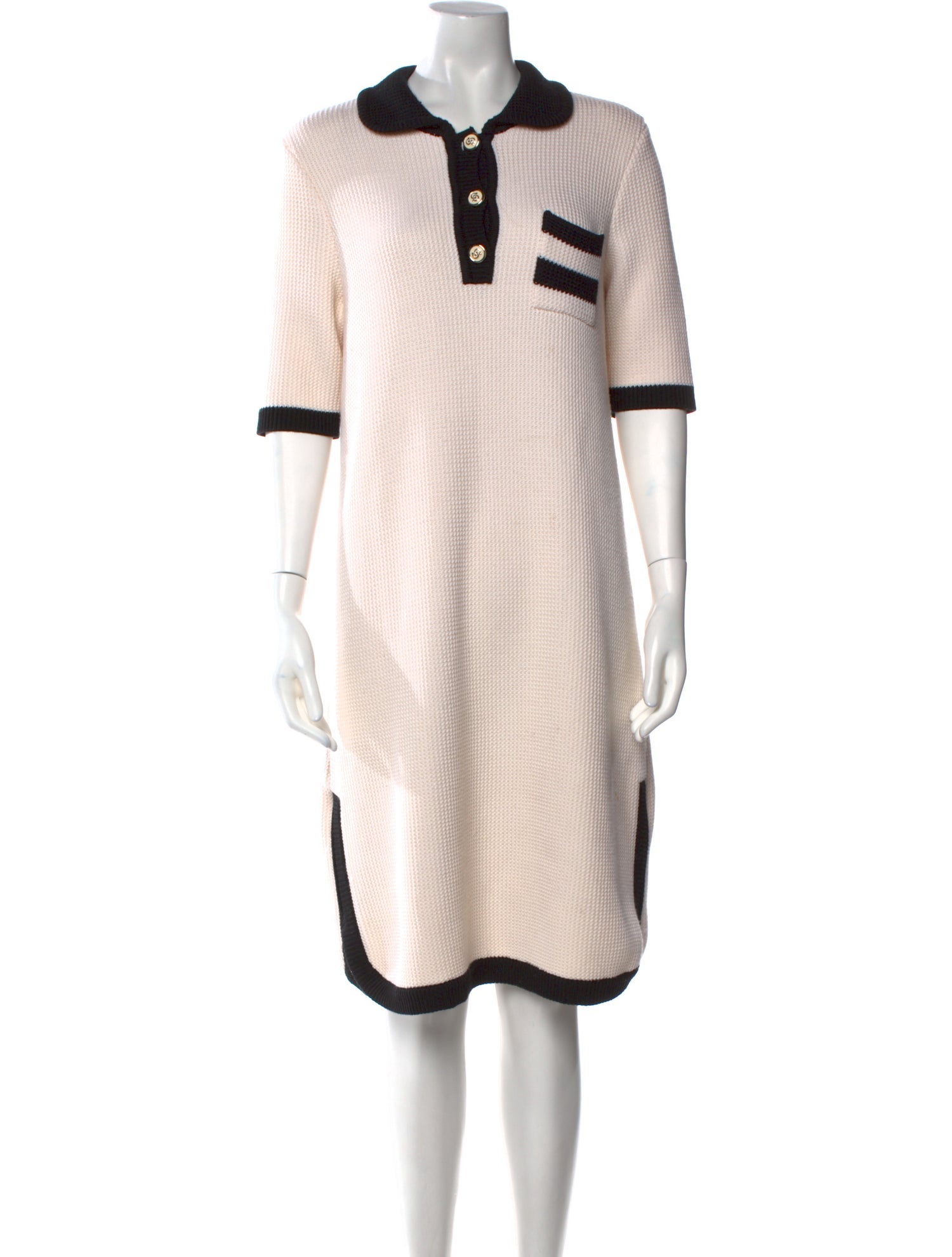 Salvatore Ferragamo Virgin Wool Knee-Length Dress