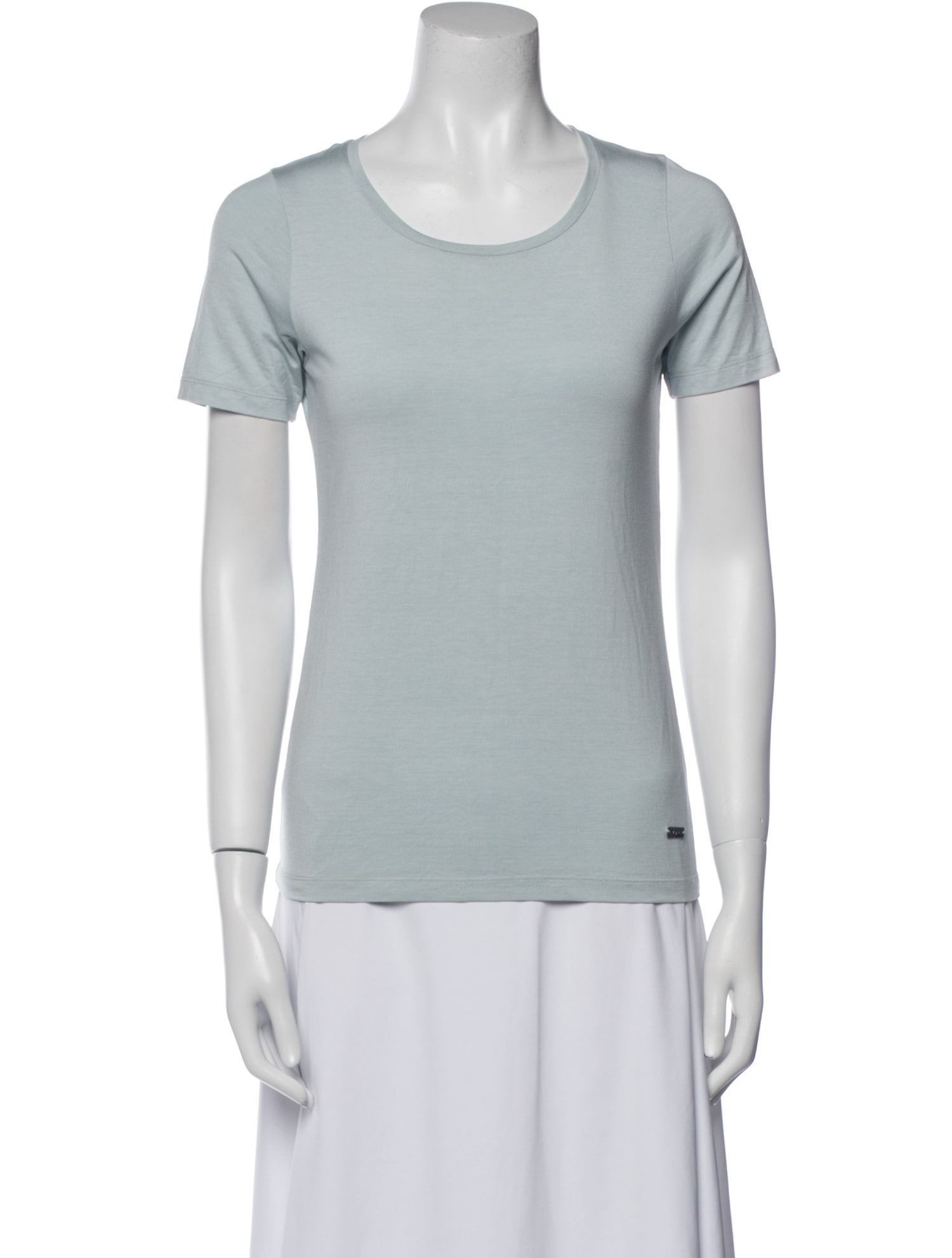 Salvatore Ferragamo Scoop Neck Short Sleeve T-Shirt