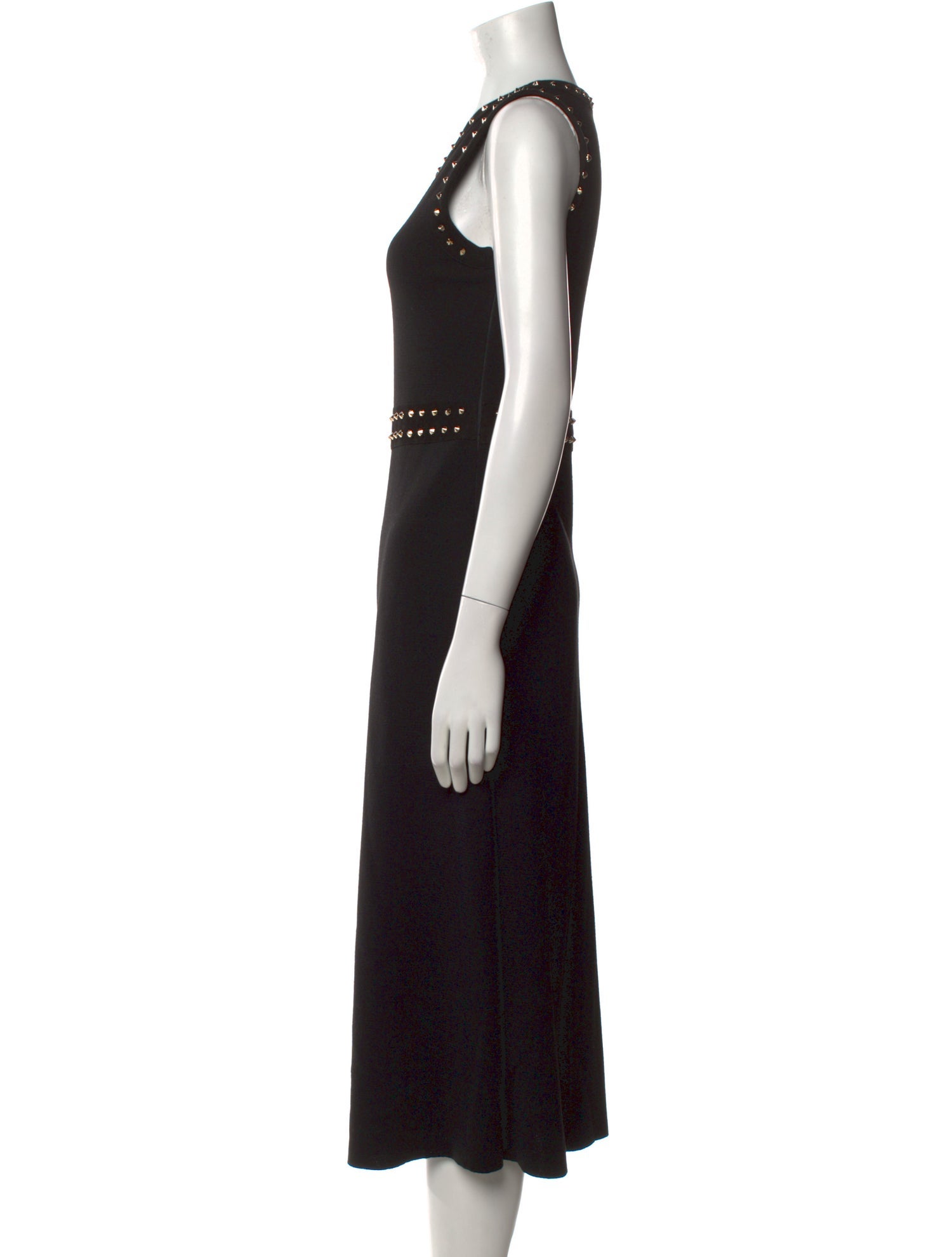Salvatore Ferragamo Virgin Wool Long Dress