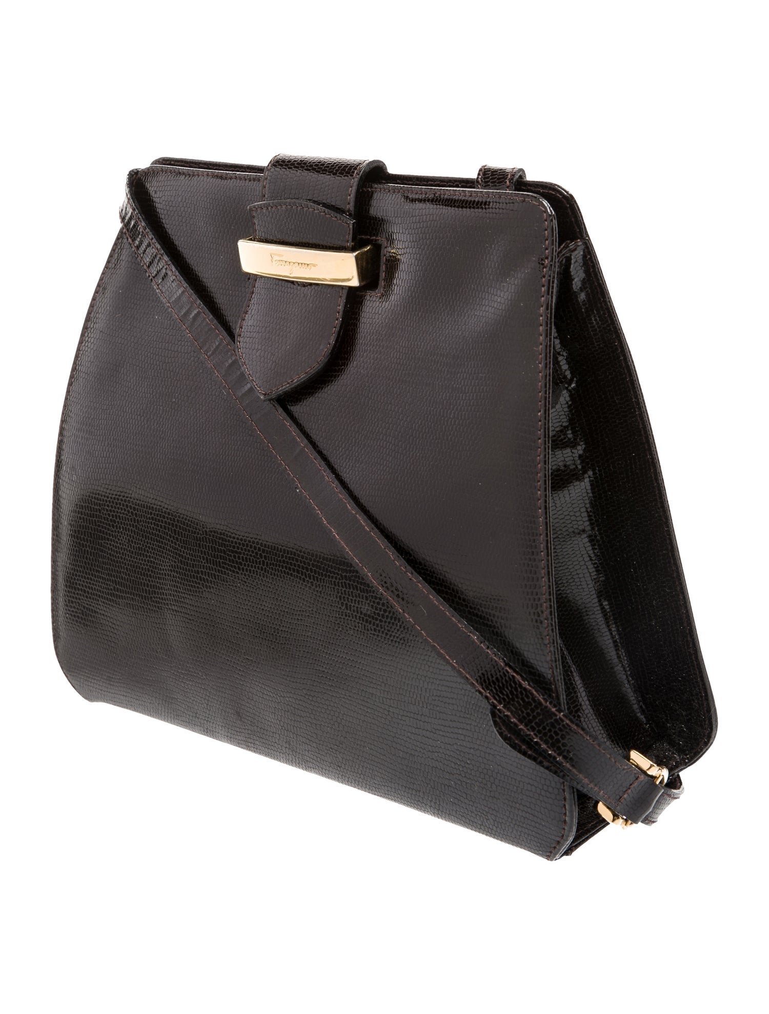 Salvatore Ferragamo Gancini Shoulder Bag Vintage