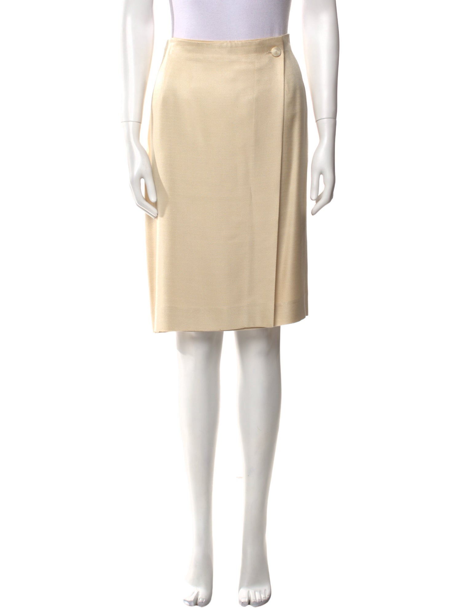 Salvatore Ferragamo Silk Knee-Length Skirt