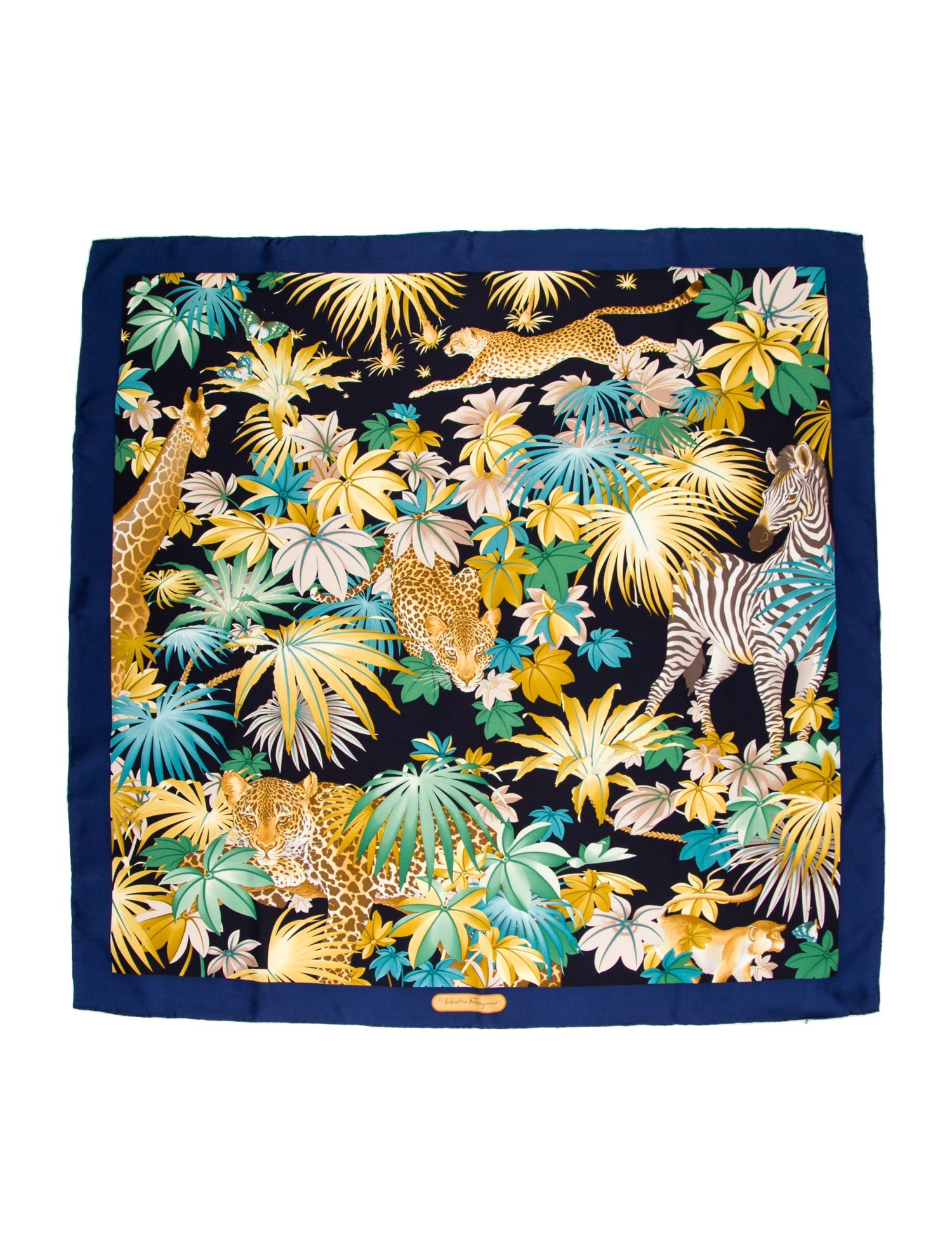 Salvatore Ferragamo Silk Printed Scarf