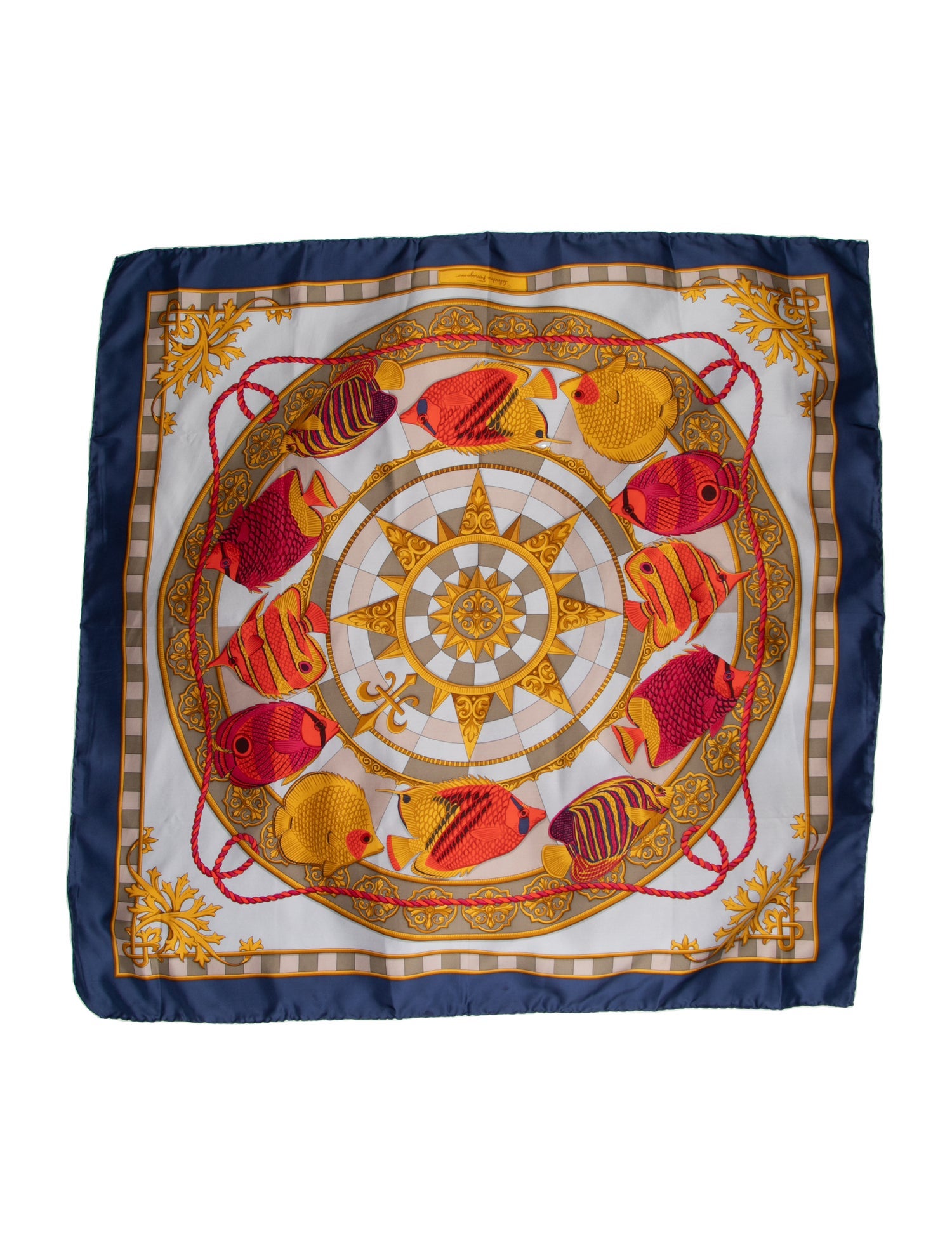 Salvatore Ferragamo Silk Printed Scarf