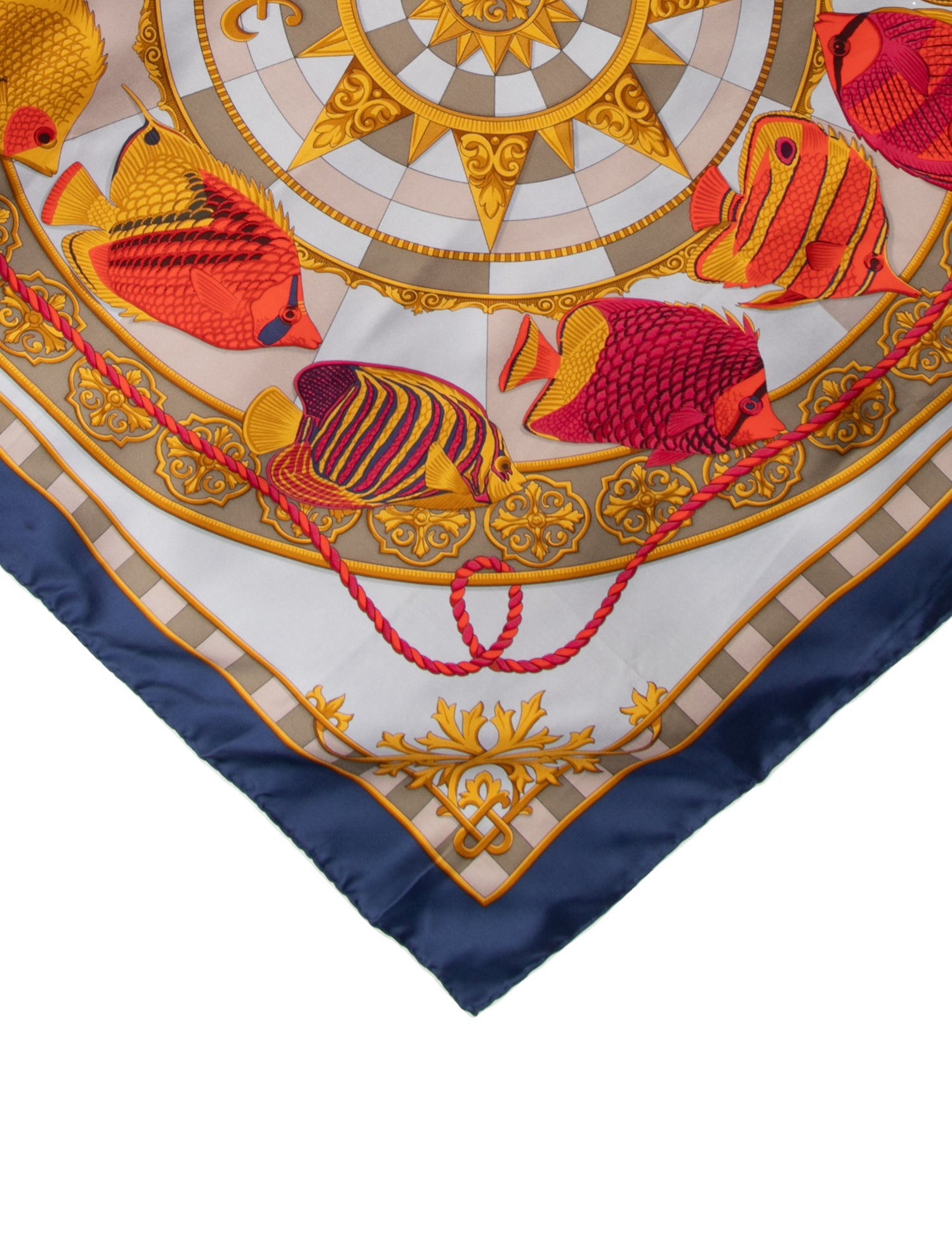 Salvatore Ferragamo Silk Printed Scarf