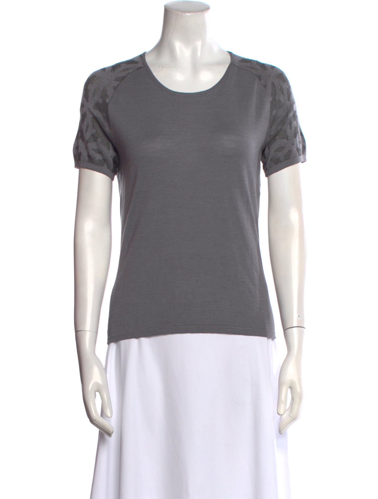 Salvatore Ferragamo Scoop Neck Short Sleeve T-Shirt