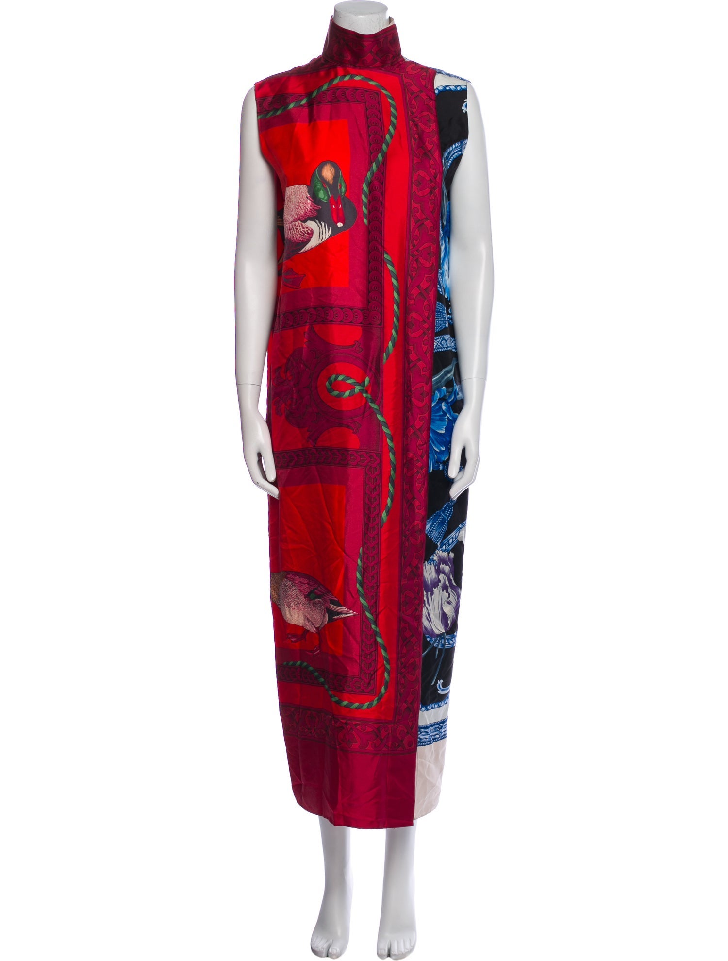 Salvatore Ferragamo Silk Long Dress