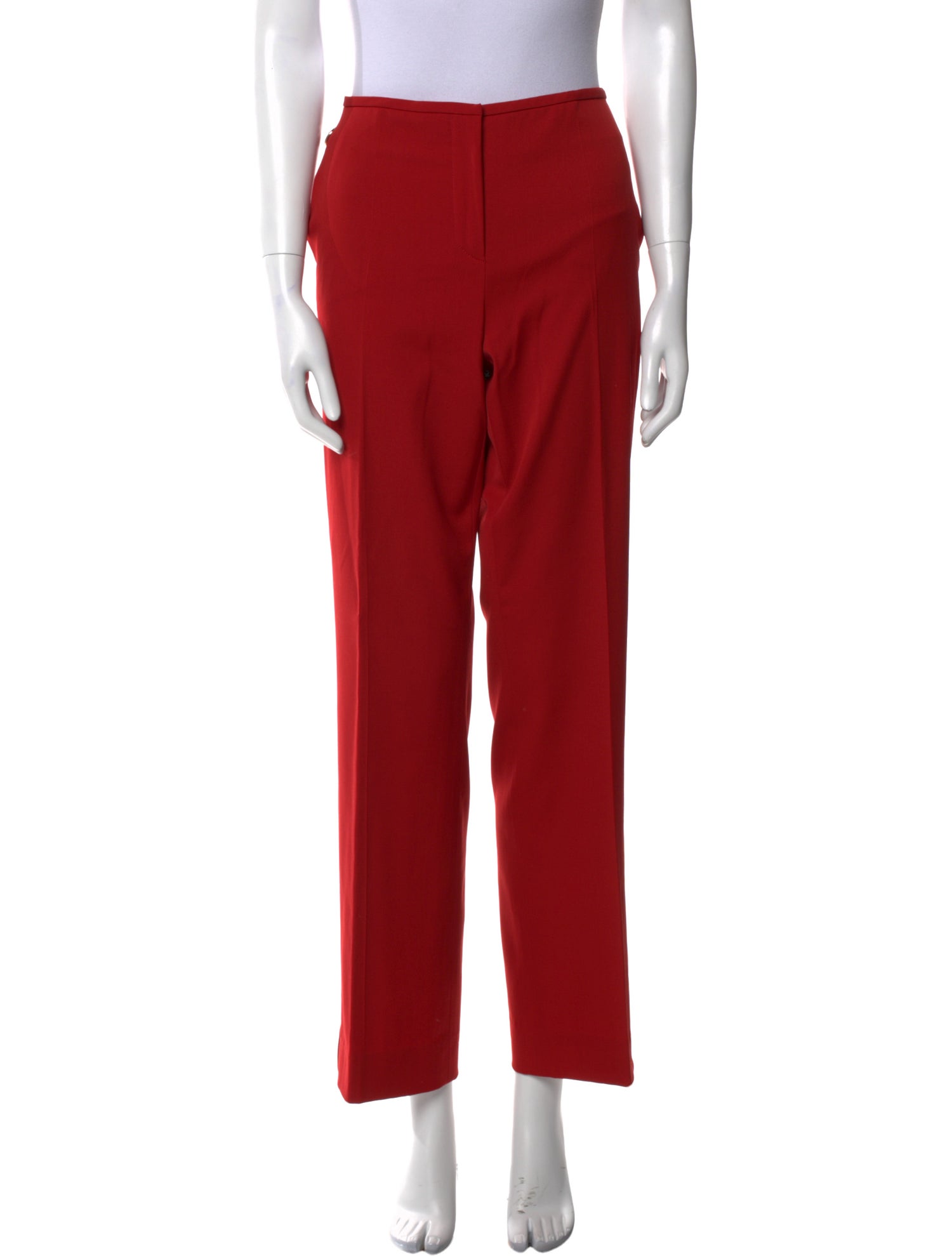 Salvatore Ferragamo Wool Straight Leg Pants