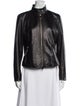 Salvatore Ferragamo Leather Biker Jacket