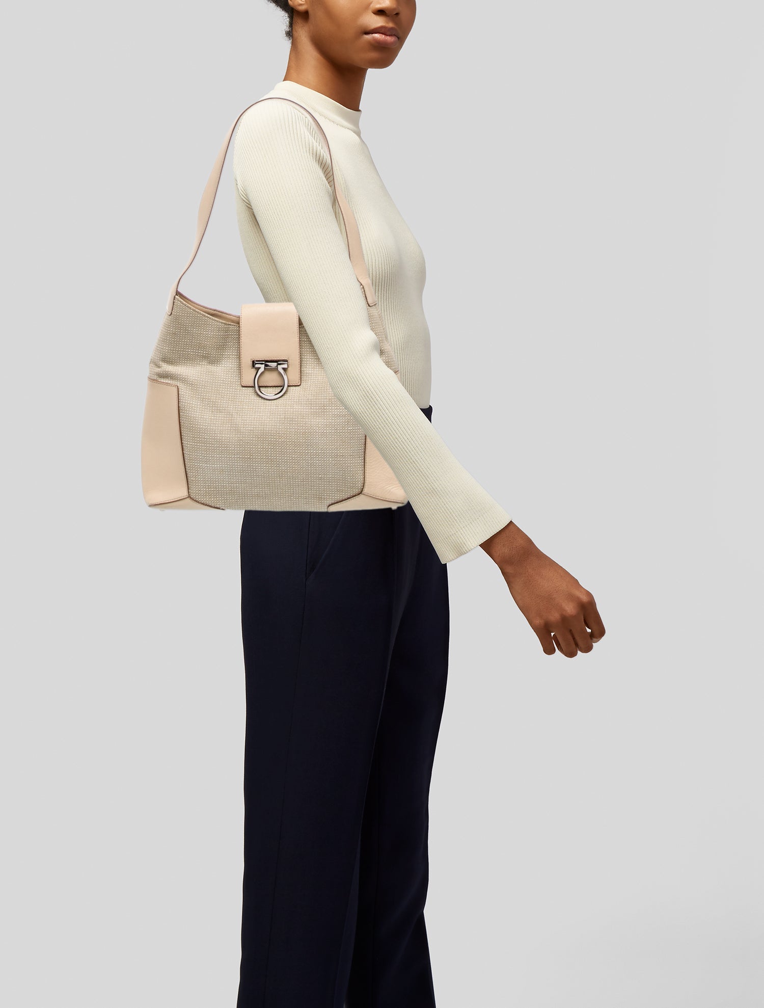 Salvatore Ferragamo Leather Shoulder Bag