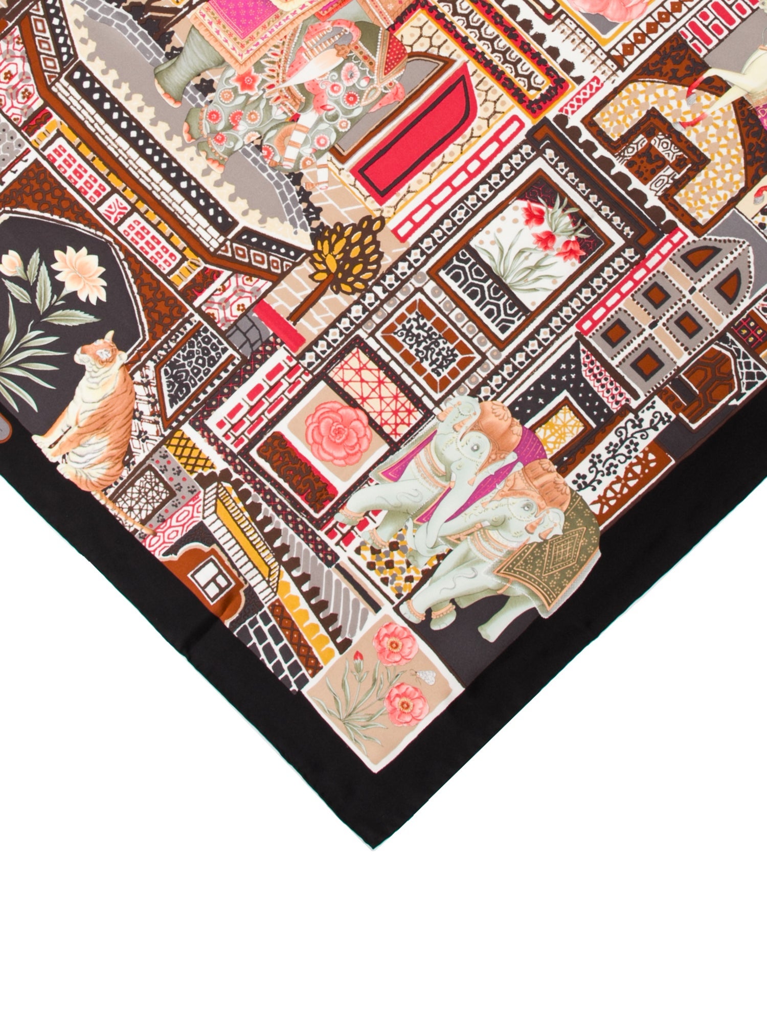 Salvatore Ferragamo Silk Printed Scarf