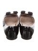 Salvatore Ferragamo Vara Bow Accent Patent Leather Ballet Flats