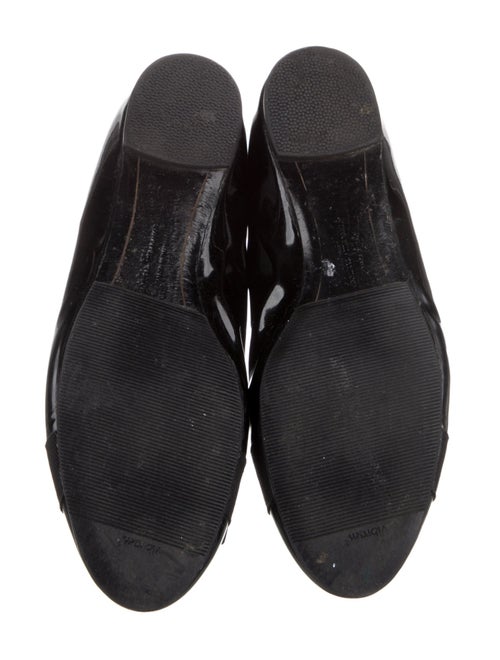 Salvatore Ferragamo Vara Bow Accent Patent Leather Ballet Flats