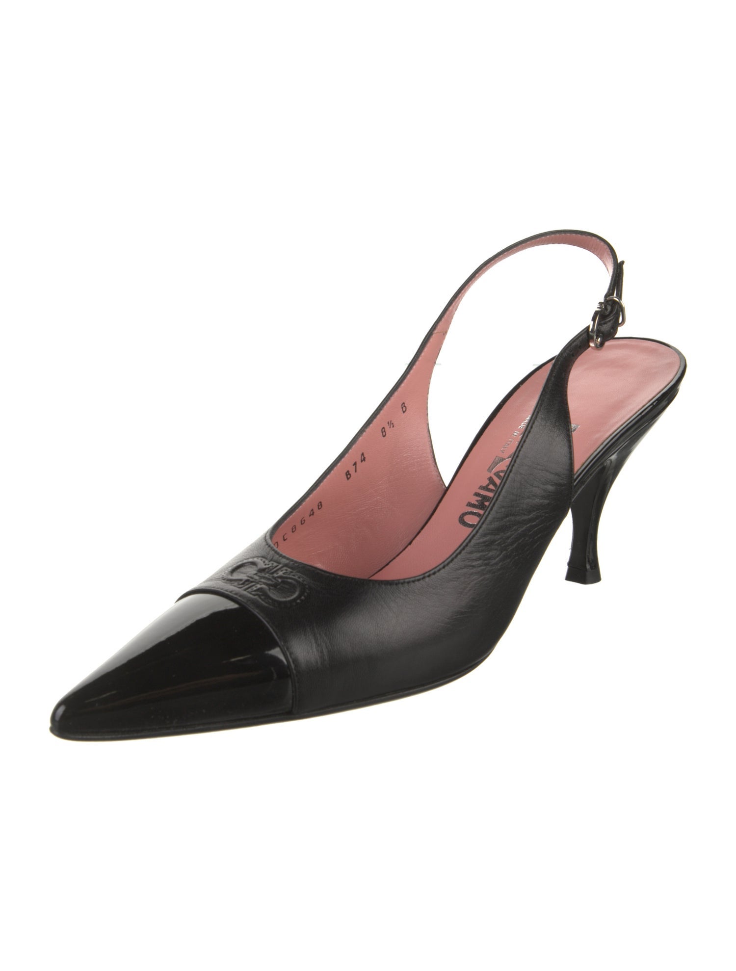 Salvatore Ferragamo Leather Slingback Pumps