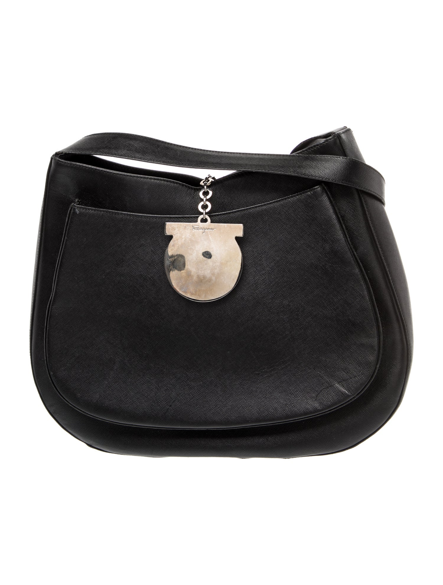 Salvatore Ferragamo Saffiano Leather Shoulder Bag