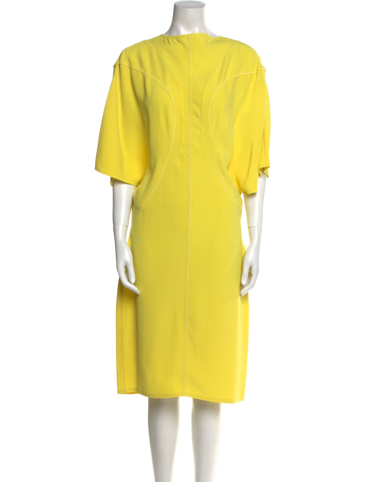 Salvatore Ferragamo Silk Midi Length Dress