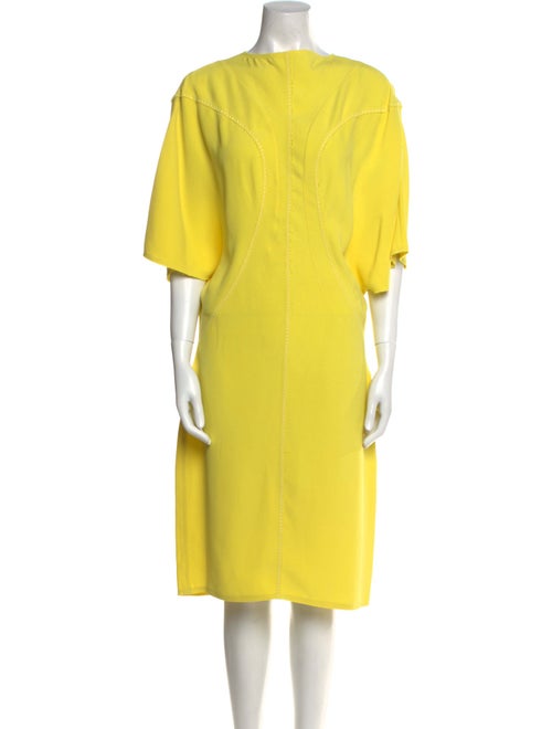 Salvatore Ferragamo Silk Midi Length Dress