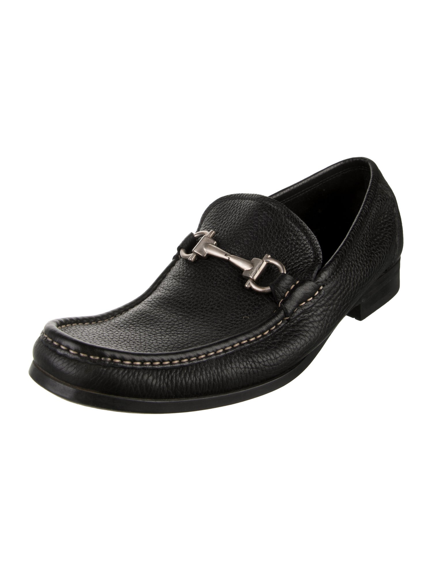 Salvatore Ferragamo Leather Dress Loafers