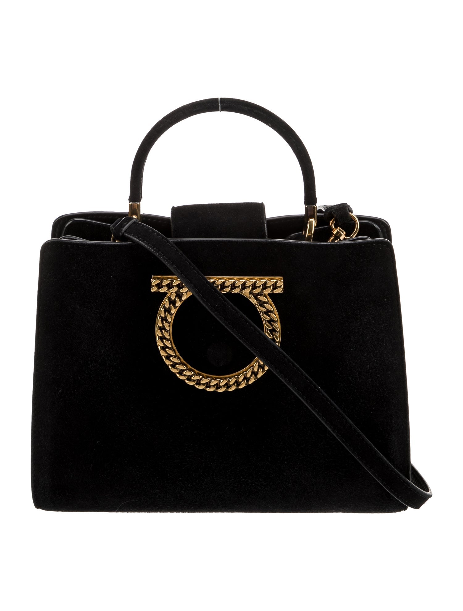 Salvatore Ferragamo Suede Evening Bag