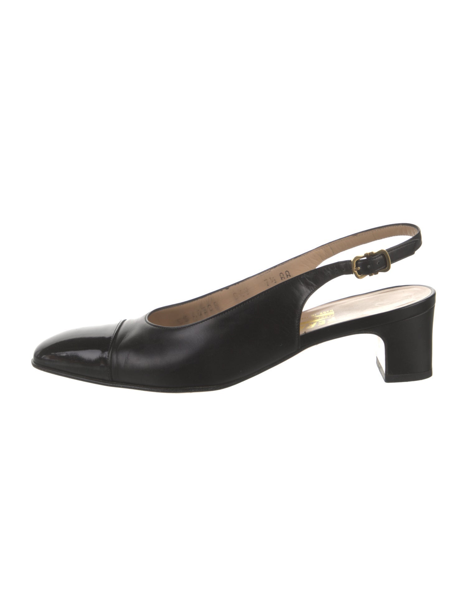 Salvatore Ferragamo Leather Slingback Pumps