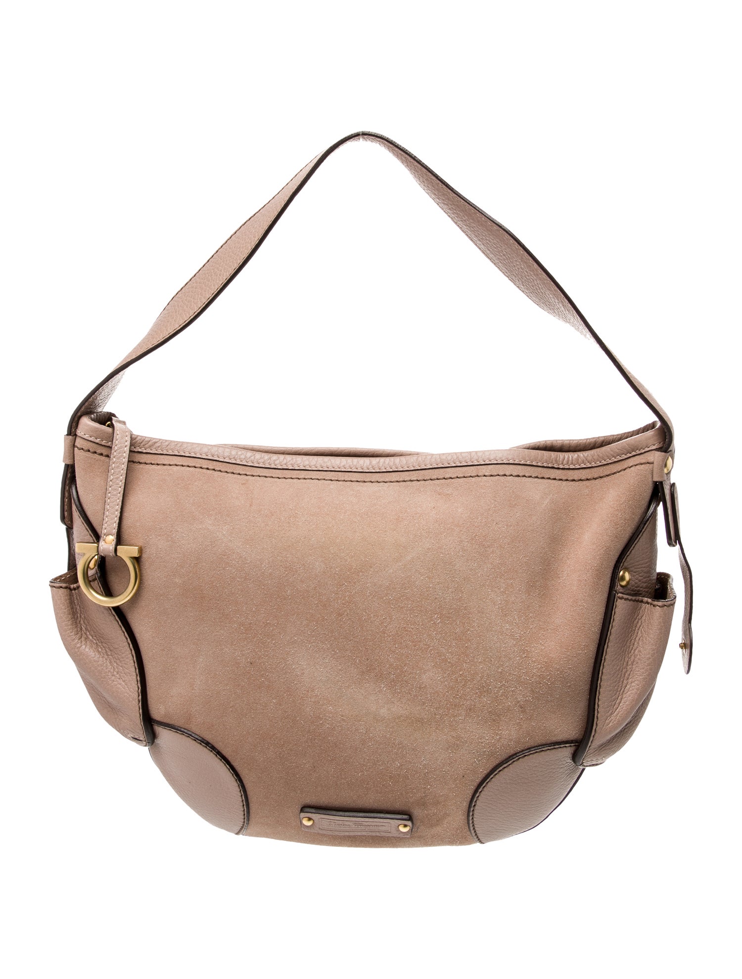 Salvatore Ferragamo Suede Shoulder Bag