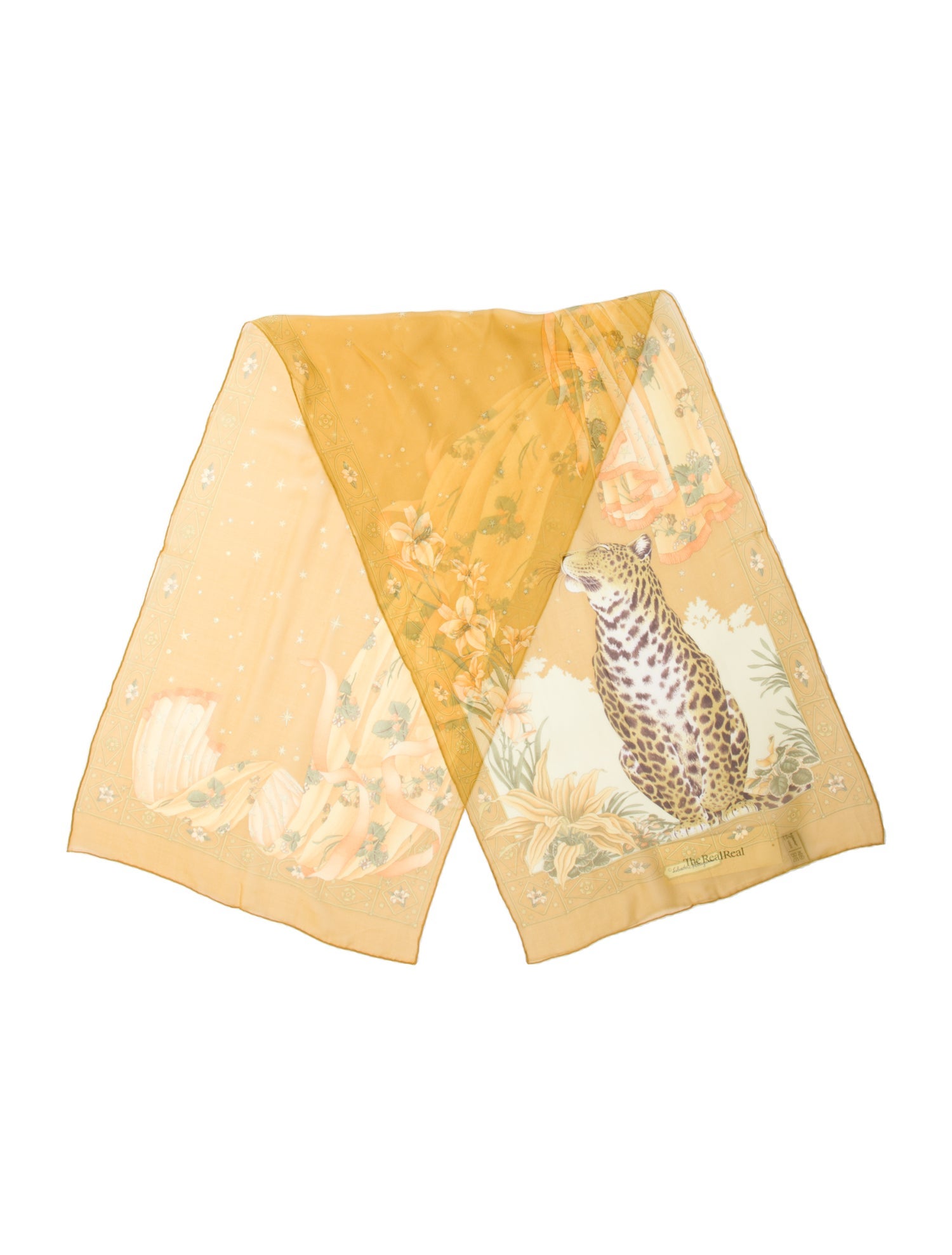 Salvatore Ferragamo Silk Printed Scarf