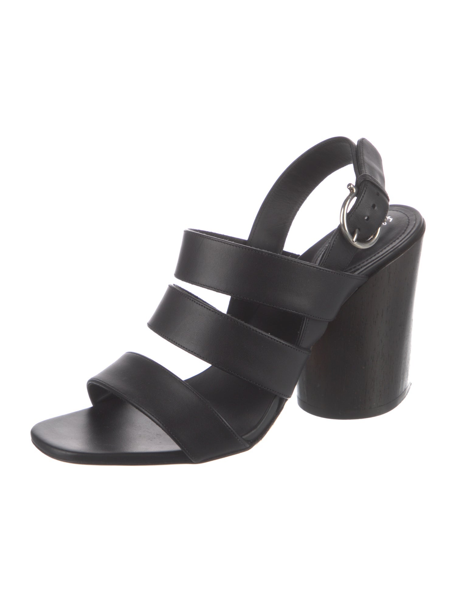 Salvatore Ferragamo Leather Slingback Sandals