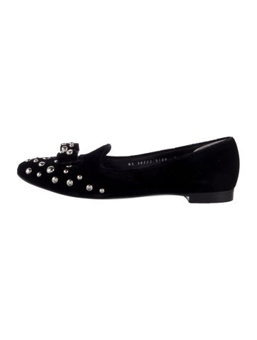 Salvatore Ferragamo Flats Vara Bow Accent Velvet 9