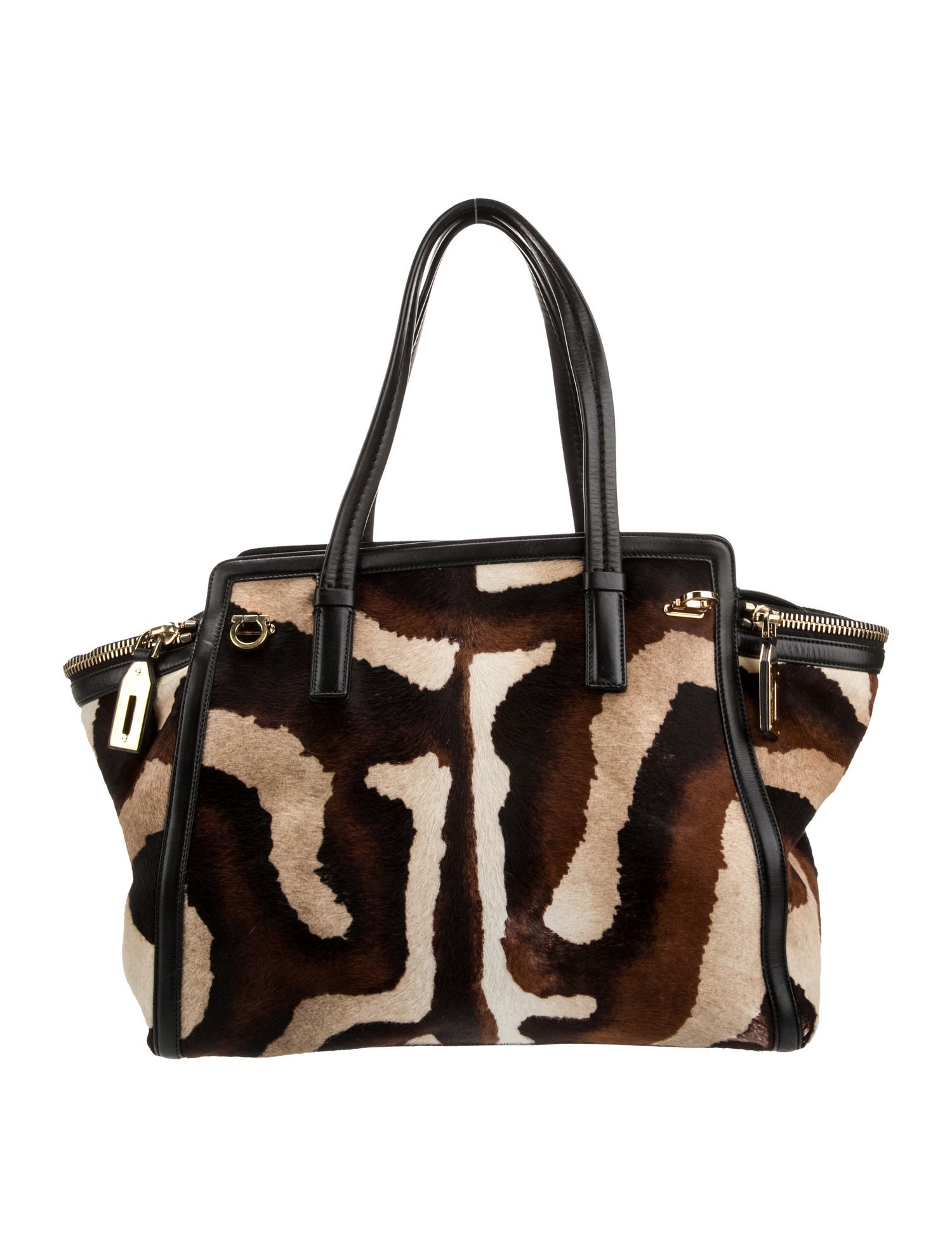 Salvatore Ferragamo Gancio Top Handle Bag