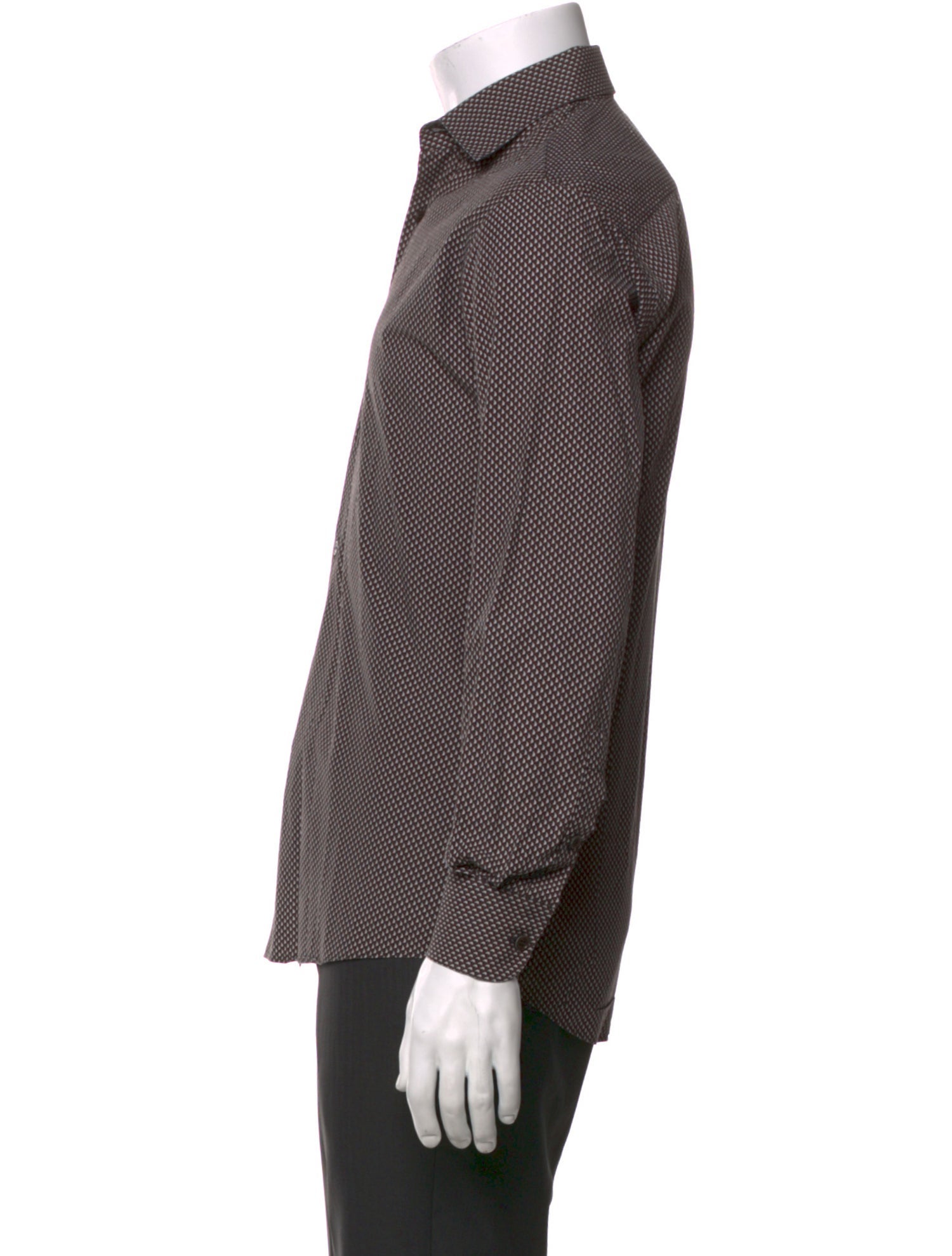 Salvatore Ferragamo Printed Long Sleeve Shirt