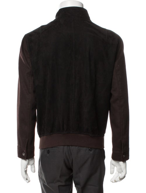 Salvatore Ferragamo Lamb Leather Moto Jacket